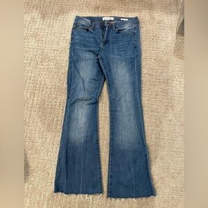Women's Blue Flared Jeans